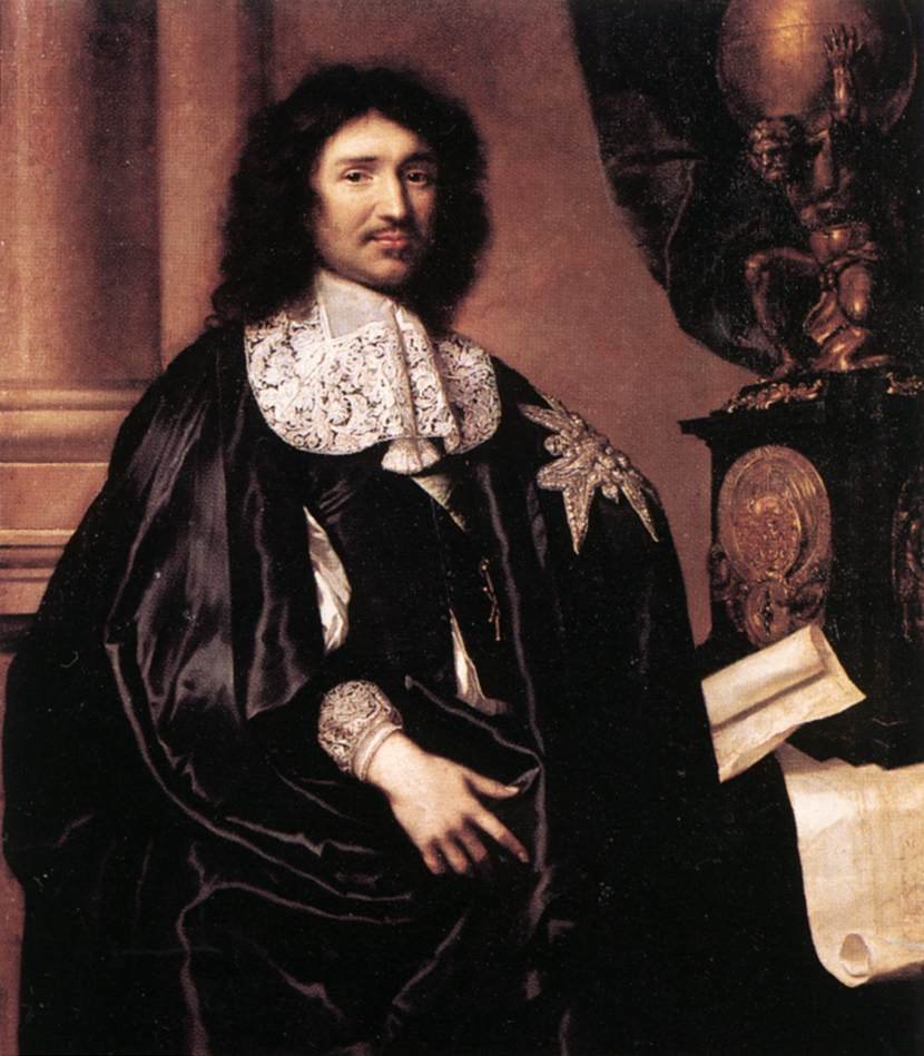 Portrait de Jean-Baptiste Colbert en habit de magistrat, par Claude Lefebvre