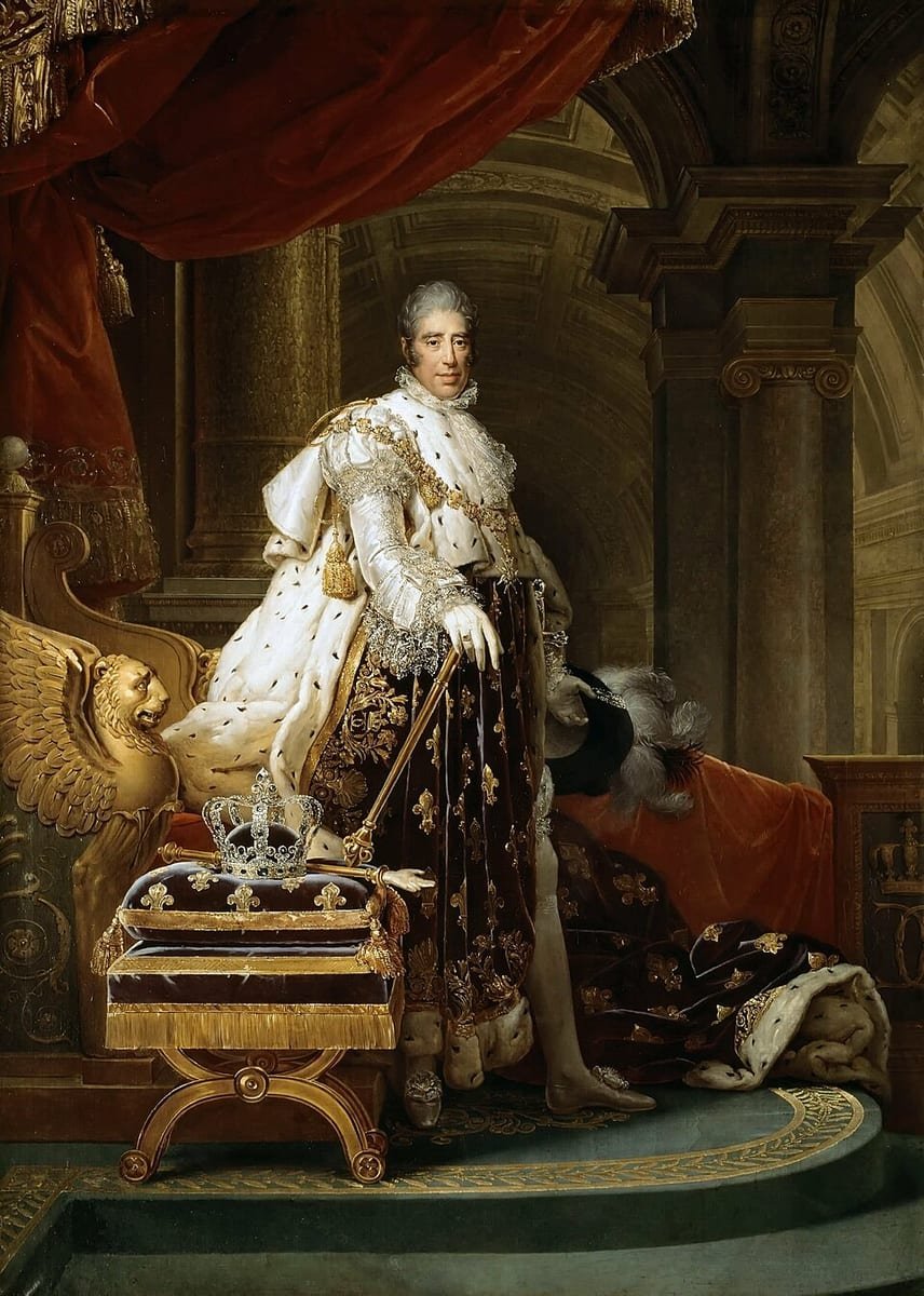Portrait de Charles X en costume de sacre, par François Gérard