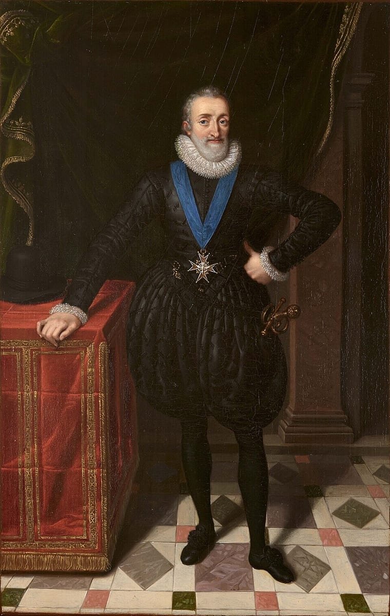 Portrait d'Henri IV, par Frans Pourbus le Jeune