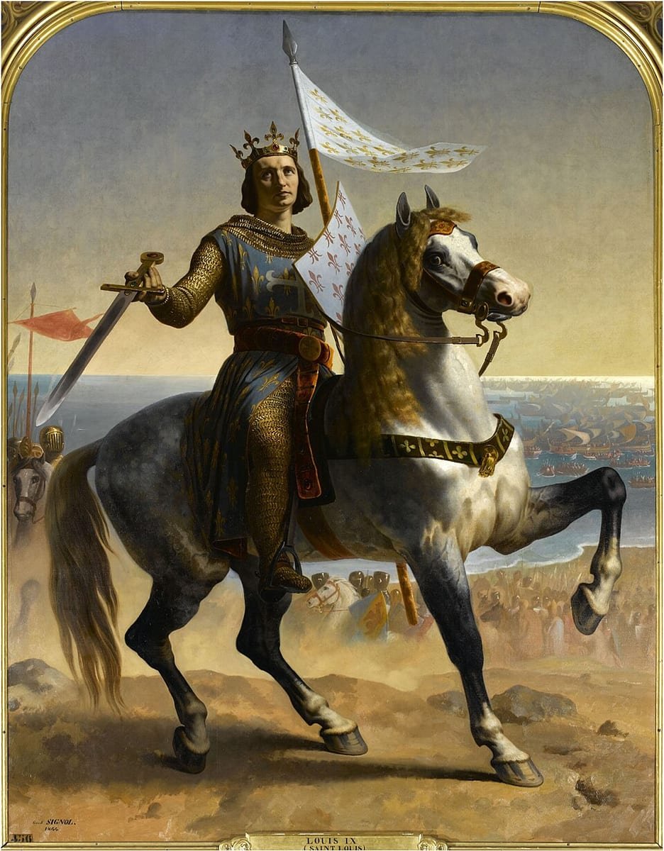 Portrait de Saint Louis, peint par Émile Signol