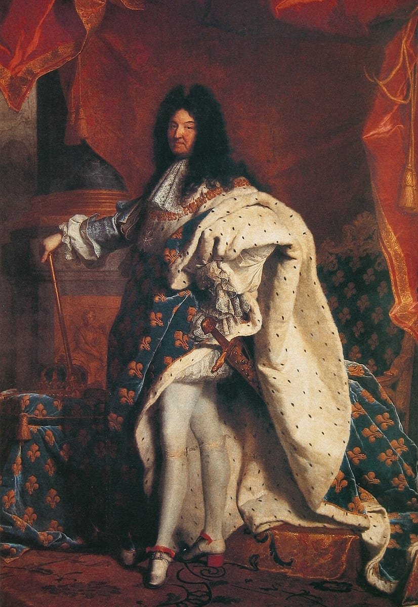 Portrait de Louis XIV en costume royal, par Hyacinthe Rigaud