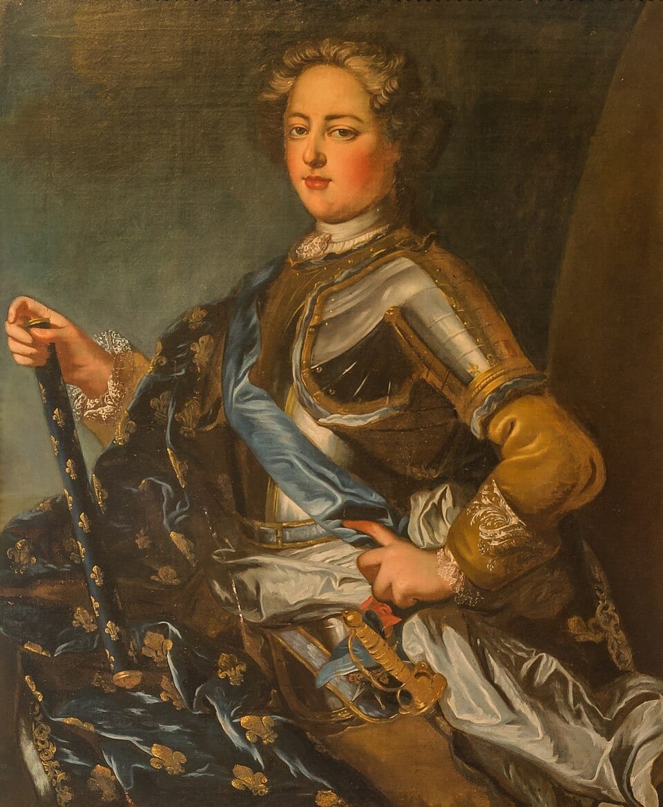 Portrait de Louis XV, par Jean-Baptiste van Loo