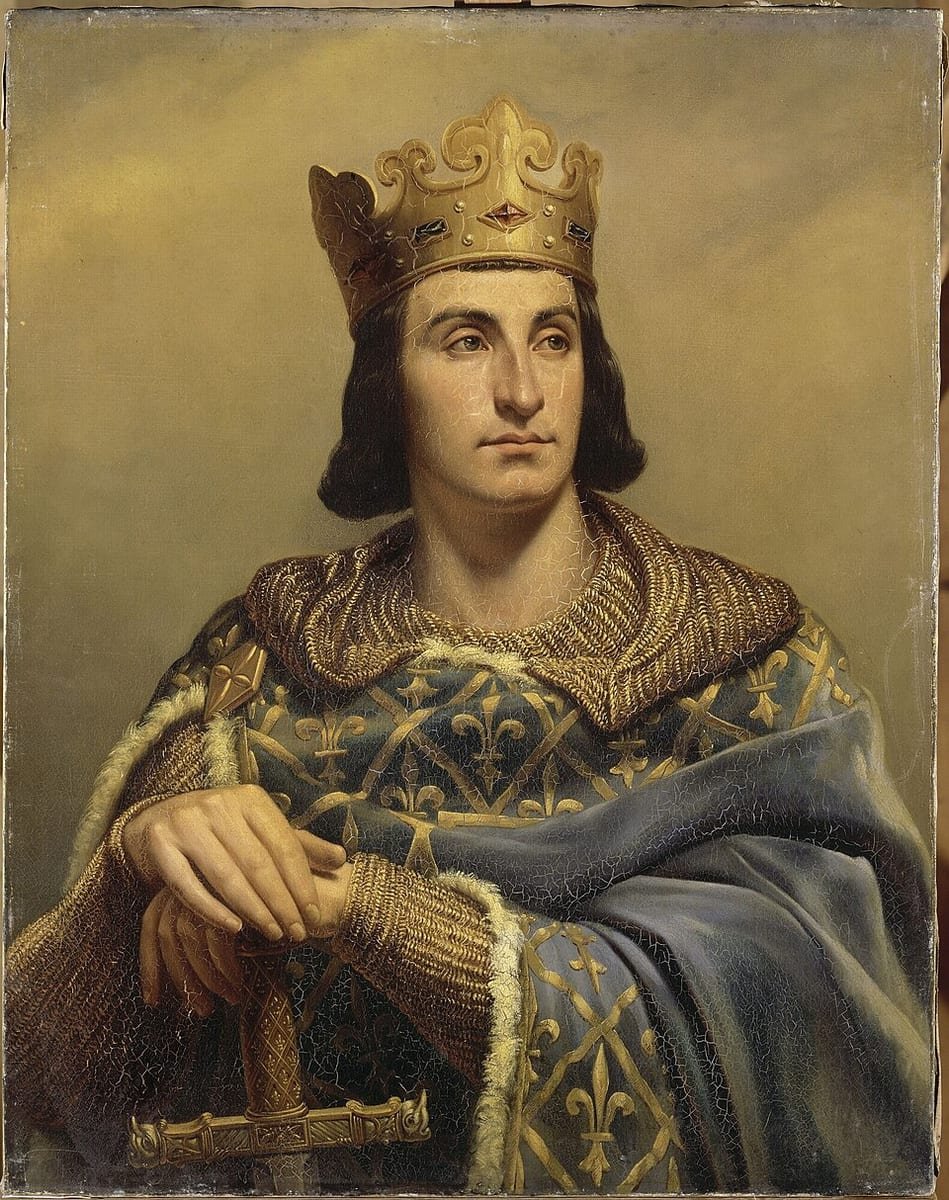 Portrait de Philippe Auguste, par Louis-Félix Amiel